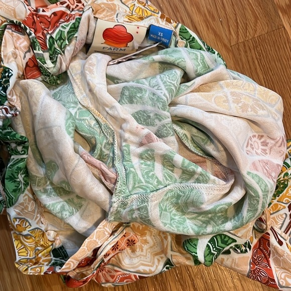 Farm Rio Mosaic Tapered Pants Pull-on Size XS NWT - Picture 12 of 15